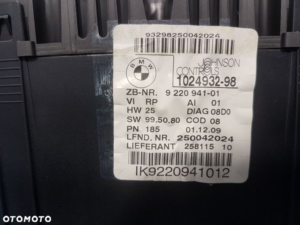 BMW E81 LIFT 2.0 16V N43  LICZNIK 9220941-01 - 6