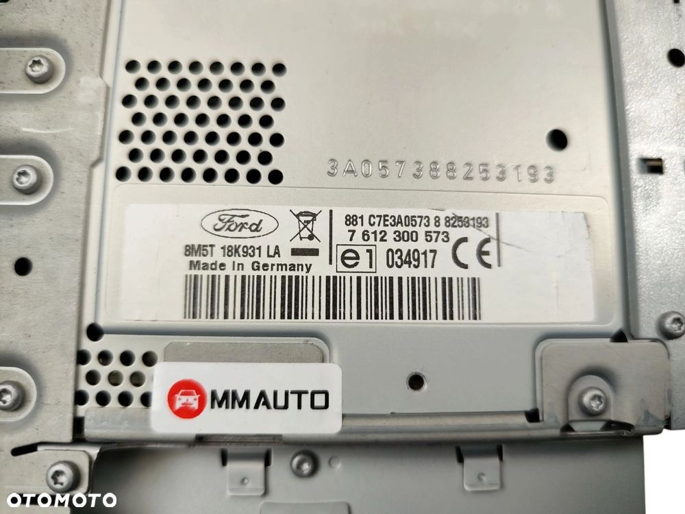 RADIO FORD KUGA MK1 (2008-2010) 2.0 TDCI 136KM 8M5T18K931LA - 3