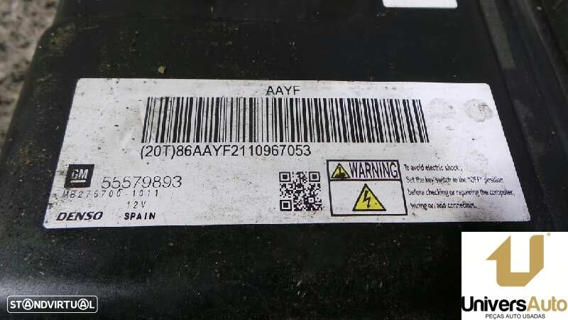 CENTRALINA MOTOR UCE OPEL ASTRA J 2011 -55579893 - 2