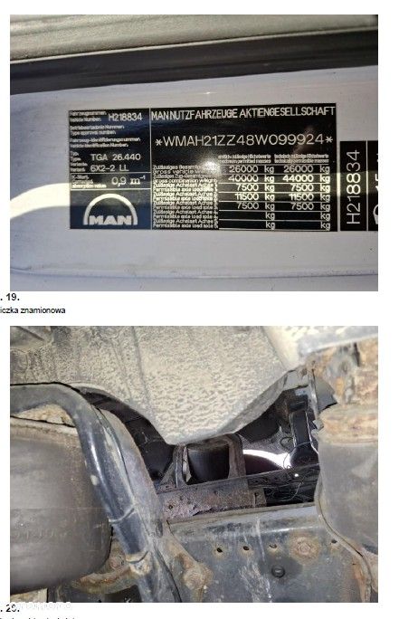MAN TGA 26.440 D20 Euro 5 10518ccm - 440KM - 7