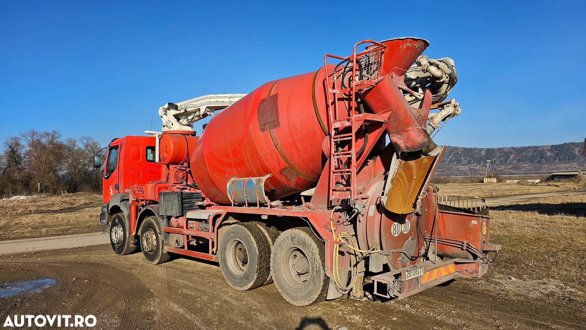 Renault Kerax  430, 8x4 Autobetonieră cu pompă de beton - 13