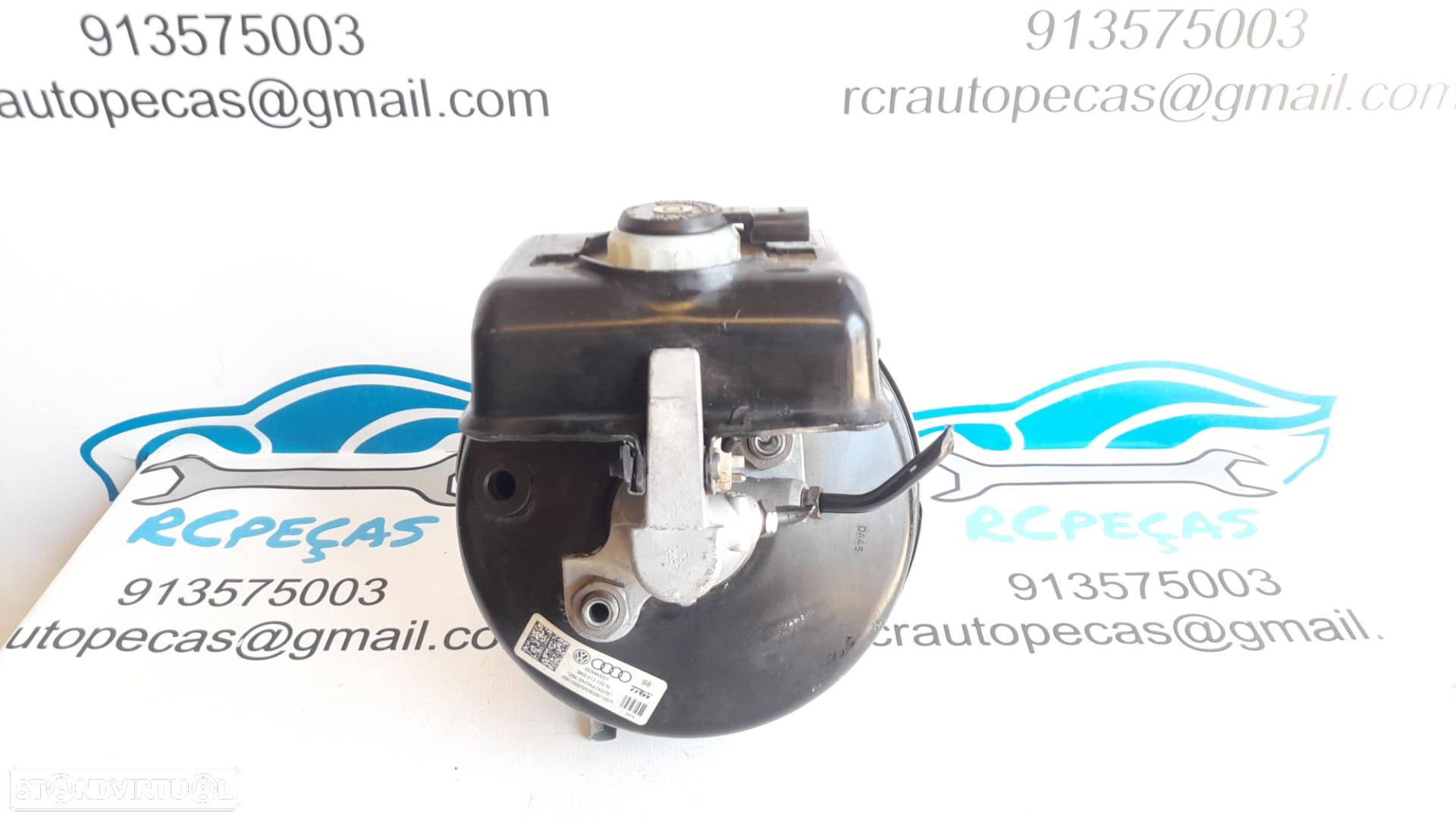 SERVOFREIO SERVO FREIO AUDI A5 8T3 8T0 8TA 8K0612103N 8K0612103 A4 B8 S4 B8 Q5 RS5 BOMBA DEPOSITO RESERVATORIO LIQUIDO TRAVÕES - 7