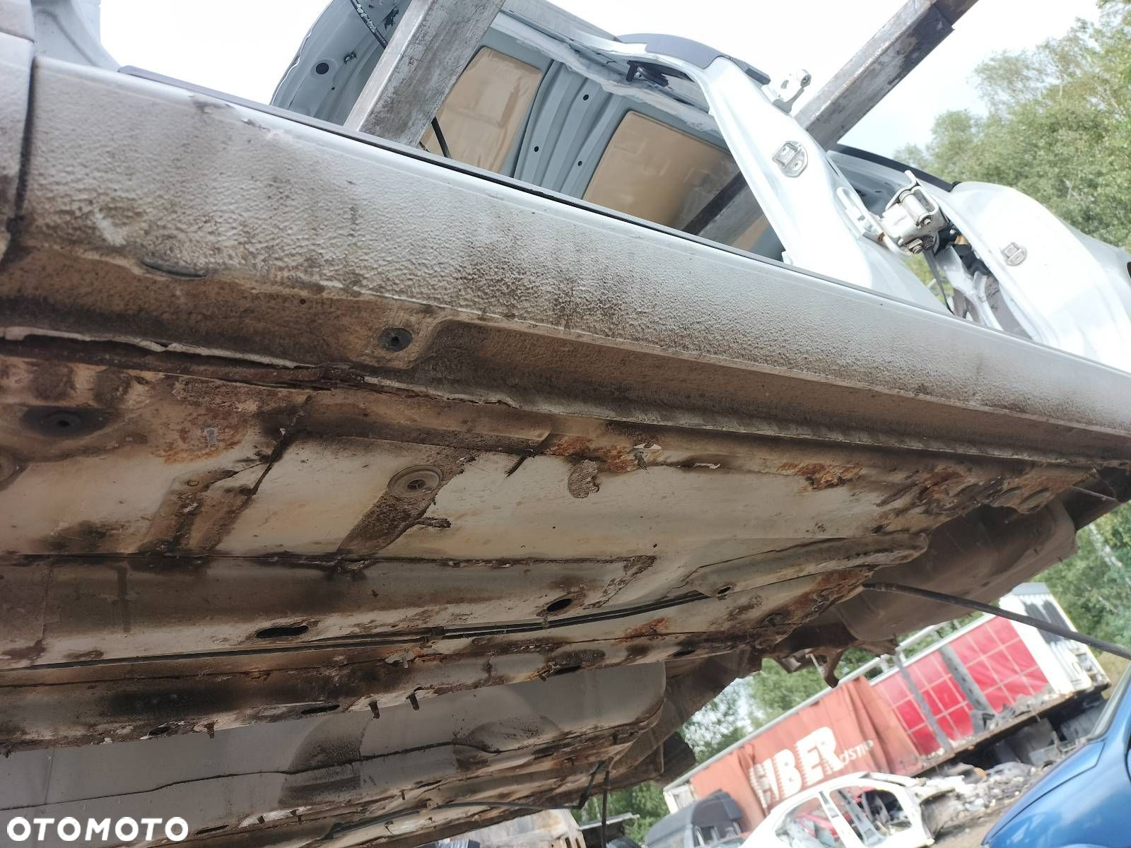 PRÓG LEWY + SŁUPEK ŚRODKOWY AUDI A3 8P LIFT LS9R - 6