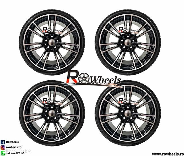 Jante BMW20 Model M5 R20 BLACK BMW E60 F10 F30 F12 anvelope de vara sau iarna - 3