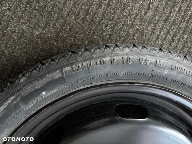 KOŁO DOJAZDOWE 125/70R16 125/70R18 A3 8P GOLF V VI LEON II PASSAT B6 1K0601027B 1K0601027F - 4