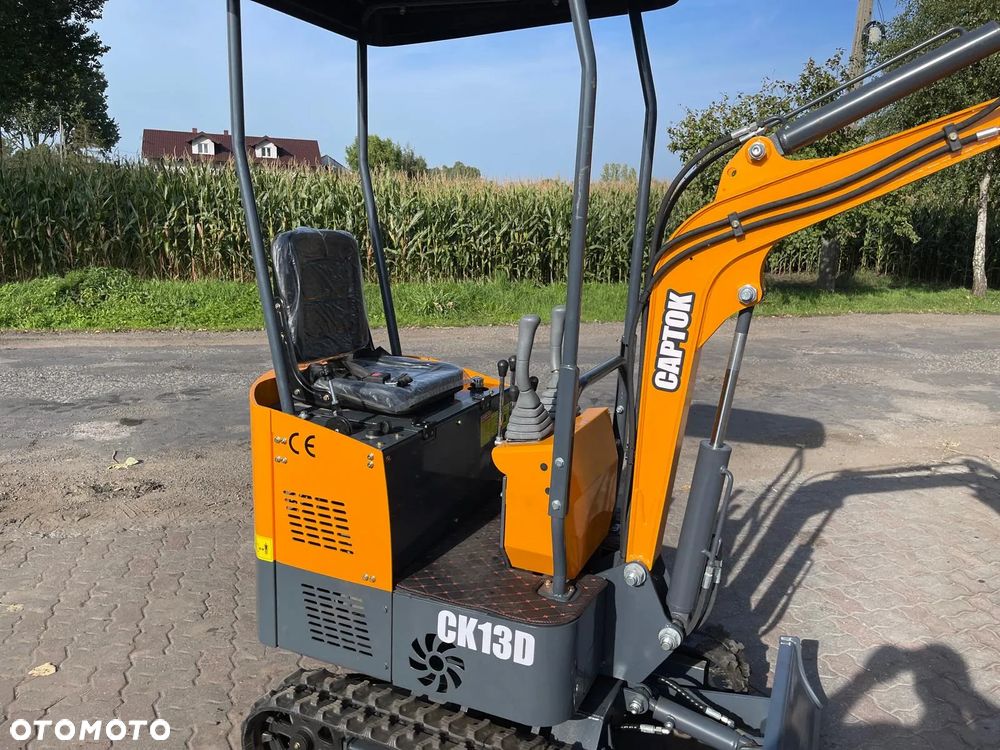 Inny Minikoparka CAPTOK CK13D NOWA KOPARKA 1.3 TONY 2026 ROK RATY/LEASING - Szybka decyzja ! Łyżka, Joystick, Ścisk mechaniczny z przodu SUPER STAN - 22