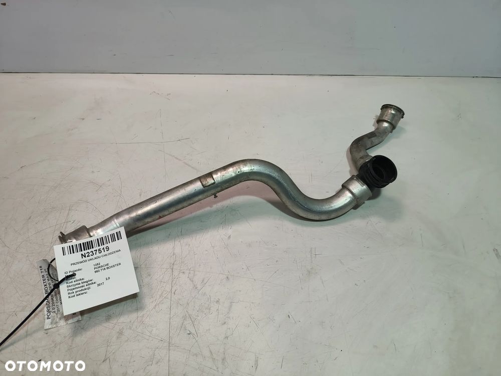 Przewód / Wąż chłodnicy 99110675203 Porsche Boxtser 718  2017r. - 1