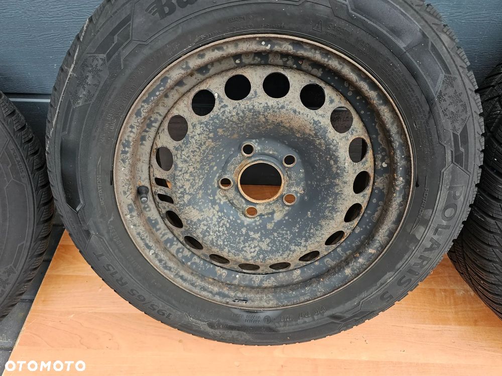 KOŁA FELGI STALOWE 15 OPONY ZIMOWE OPEL VECTRA C SIGNUM ASTRA H MERIVA B ZAFIRA A B 5x110 ET35 195/65/15 - 6