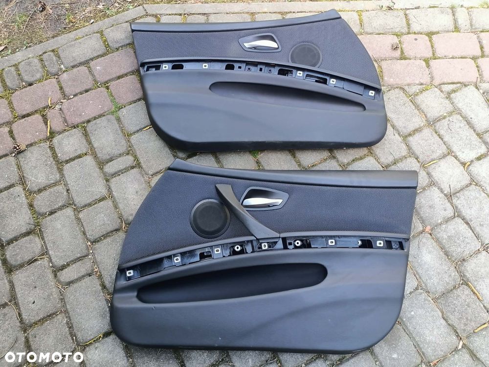 Boczek boczki przód przednie Europa BMW E90 E91 Mpakiet Alcantara HiFi głośniki - 1