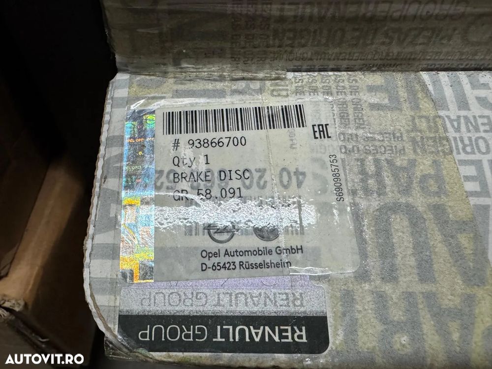 93866700 | Disc Frana OEM | Opel Movano A - 1