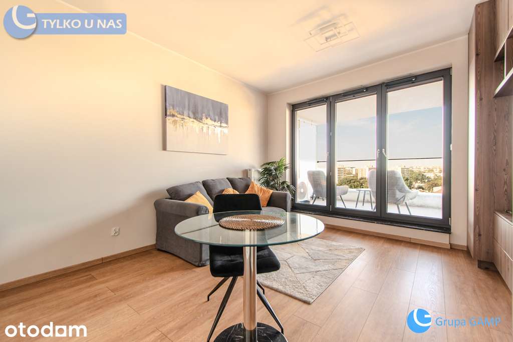 Wiślane Tarasy, Grzegórzki, kawalerka 28m2, balkon