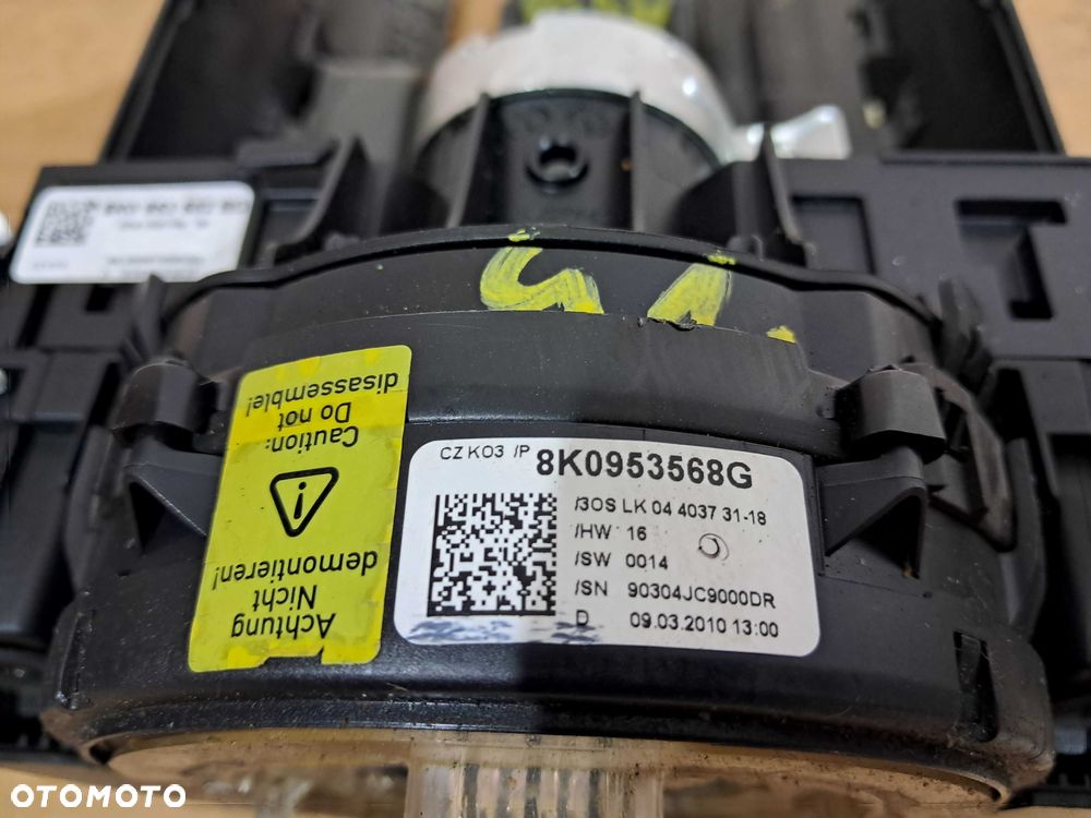 Taśma zwijak przełącznik zespolony manetki pająk AUDI A4 B8 A5 8T tempomat obudowa osłona - 6