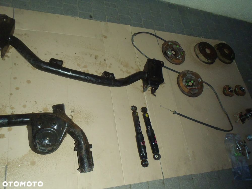 belka zawieszenie zawieszenie tył tylne wózek  wahacz fiat panda tył tylne natural power jak nowe nie malowane - 20