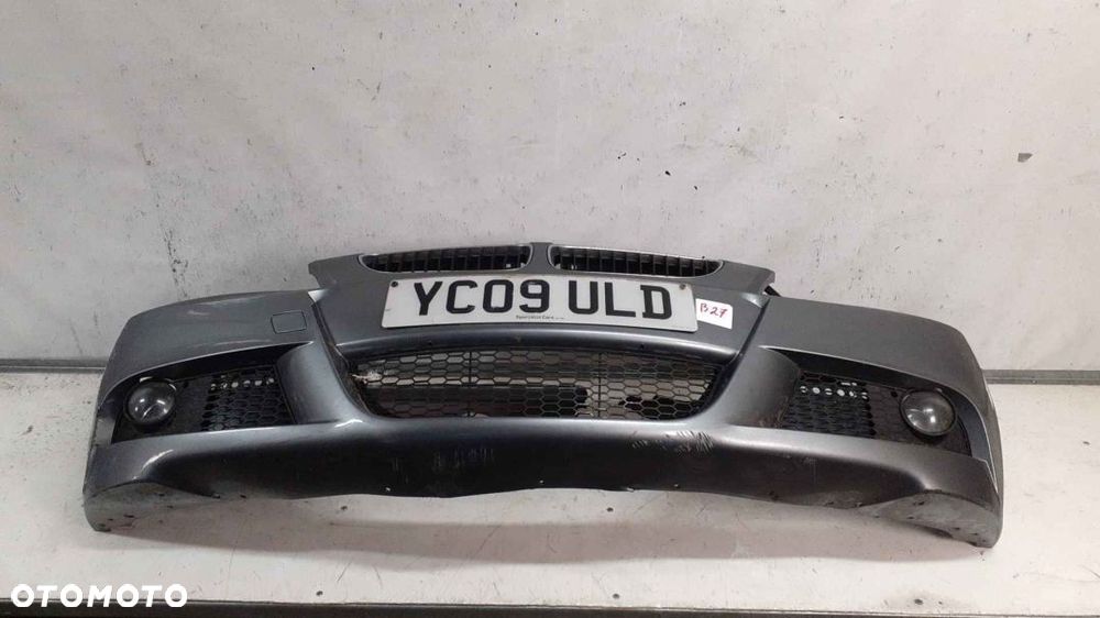 * ZDERZAK PRZÓD PRZEDNI BMW E90 E91 LIFT FL SZARY M PAKIET ///M HALOGENY - 2