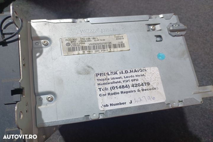 Radio cd 1K0035186L Volkswagen VW Passat B6 [2005 - 2010] wagon 5-usi - 4