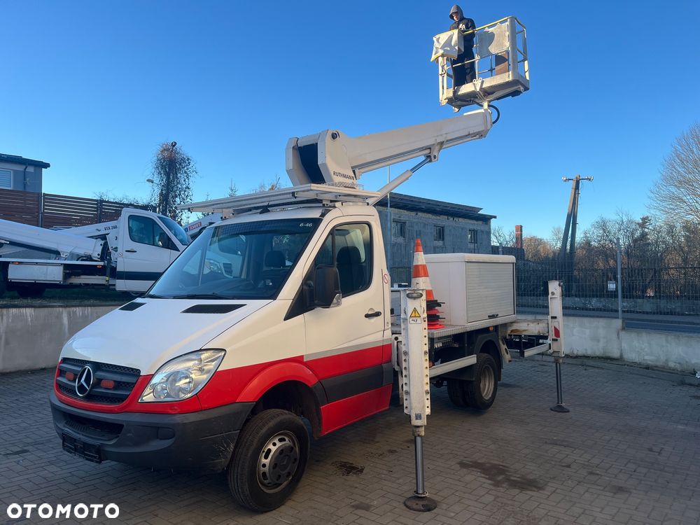 Mercedes-Benz Podnośnik Koszowy Zwyżka Izolowany Kosz!!!  Ruthmann TB220 22 metry 14 w Bok Udt jak Wumag Multitel Gsr - 27