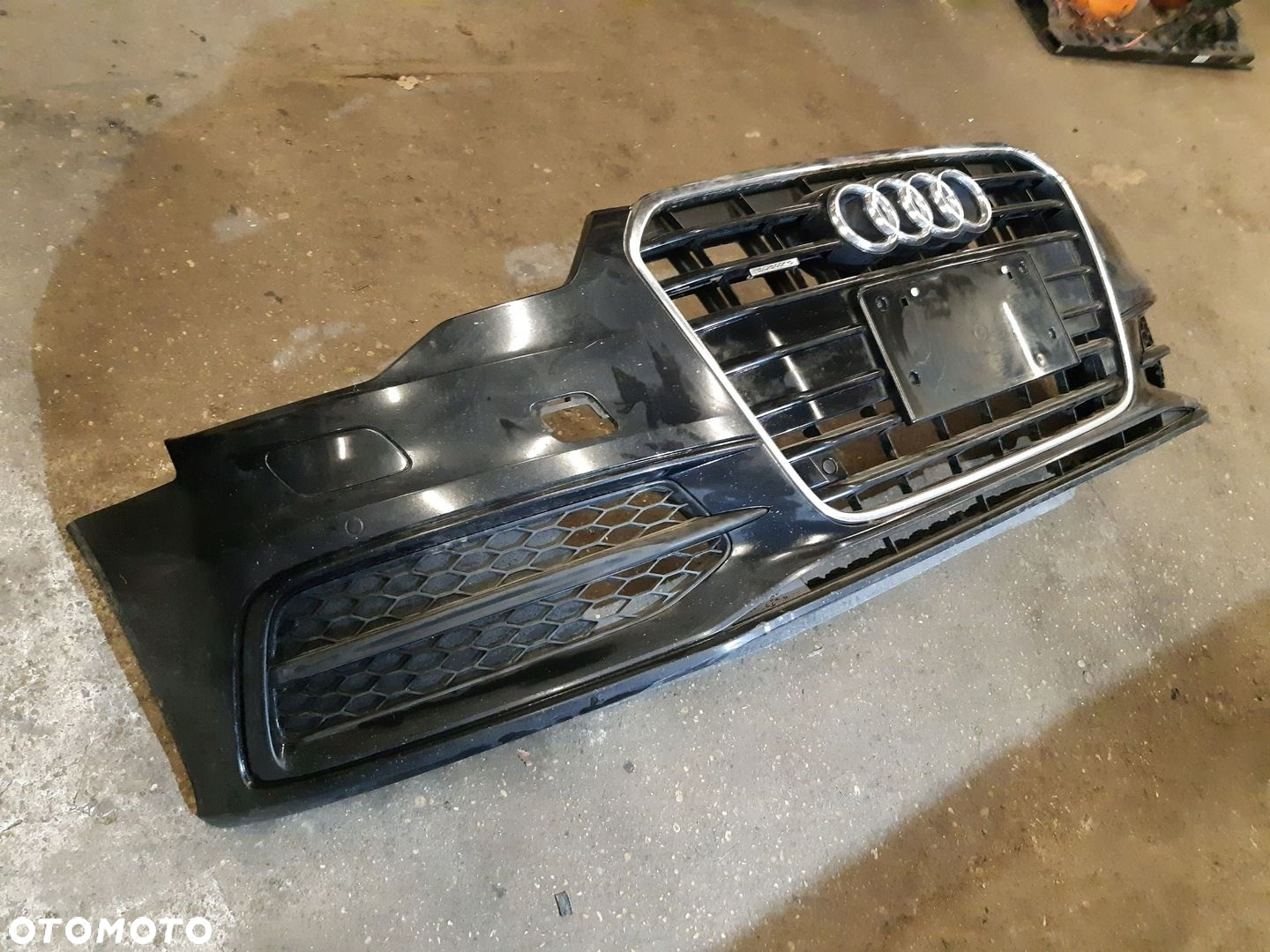 AUDI A6 C7 LZ9Y ZDERZAK S-LINE PRZEDNI GRILL PRZÓD ATRAPA - 2