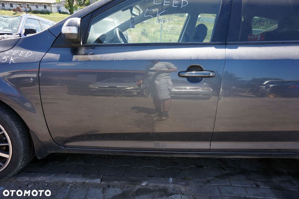 DRZWI PRZEDNIE LEWE CEED I LIFT KOMBI 5K  CZARNY KIA 2009-2012 - 3