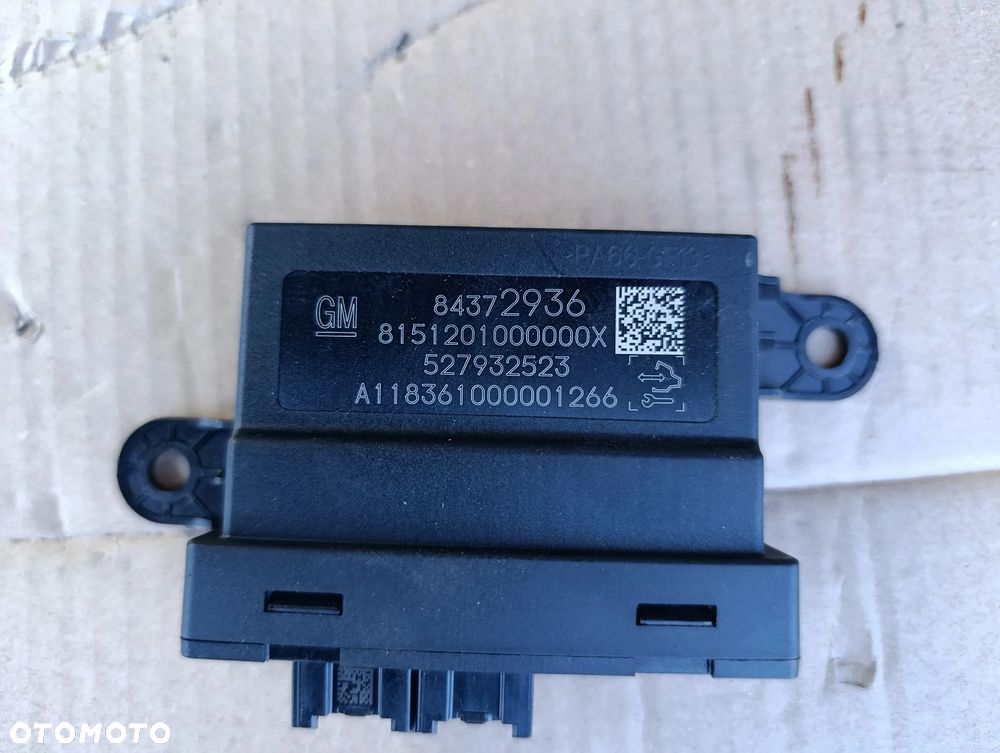 OPEL KARL MODUŁ STEROWNIK PARKOWANIA PDC 84372936 - 2