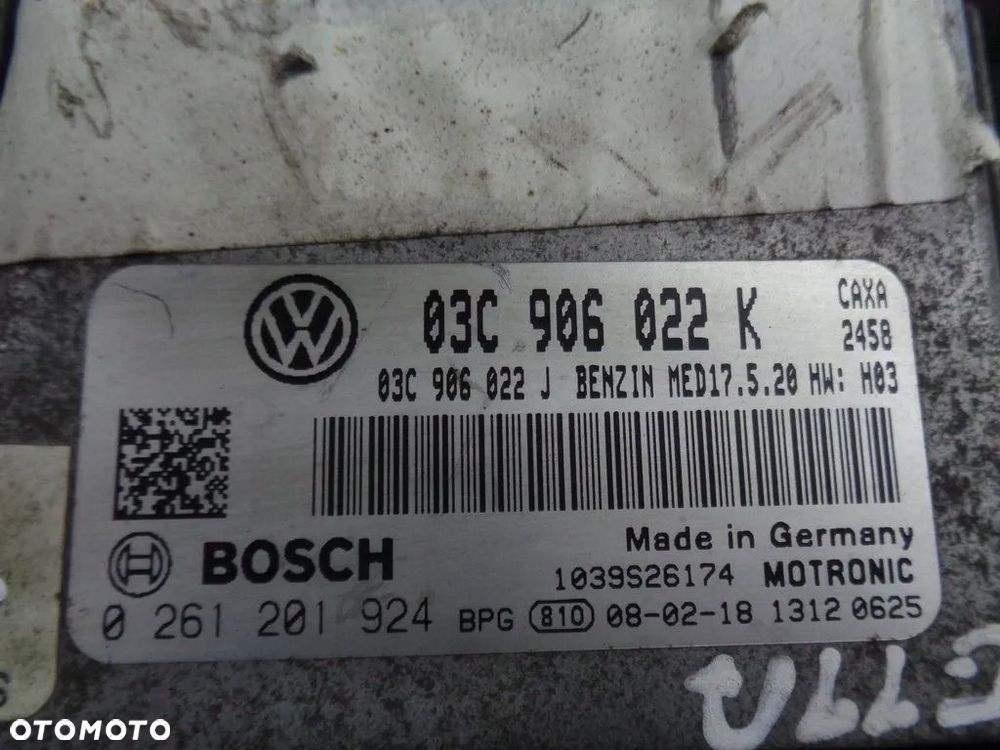 vw scirocco jetta 1.4 tsi komputer sterownik - 2