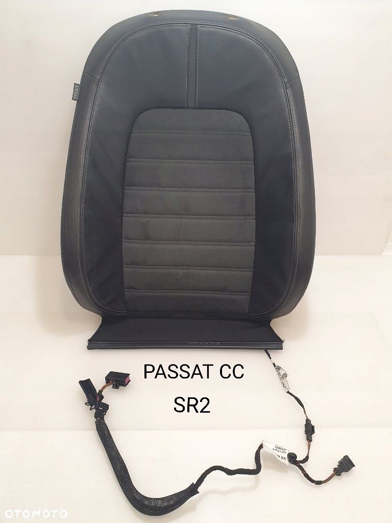 PASSAT CC B7 2011 OPARCIE FOTELA PASAŻER ALCANTARA - 1