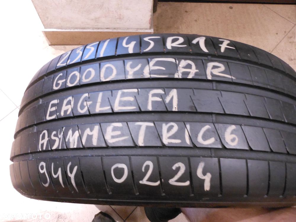 Opona Pojedyńcza 235/45r17 goodyear eagle f1 asymmetric 6 6,8mm lato - 1