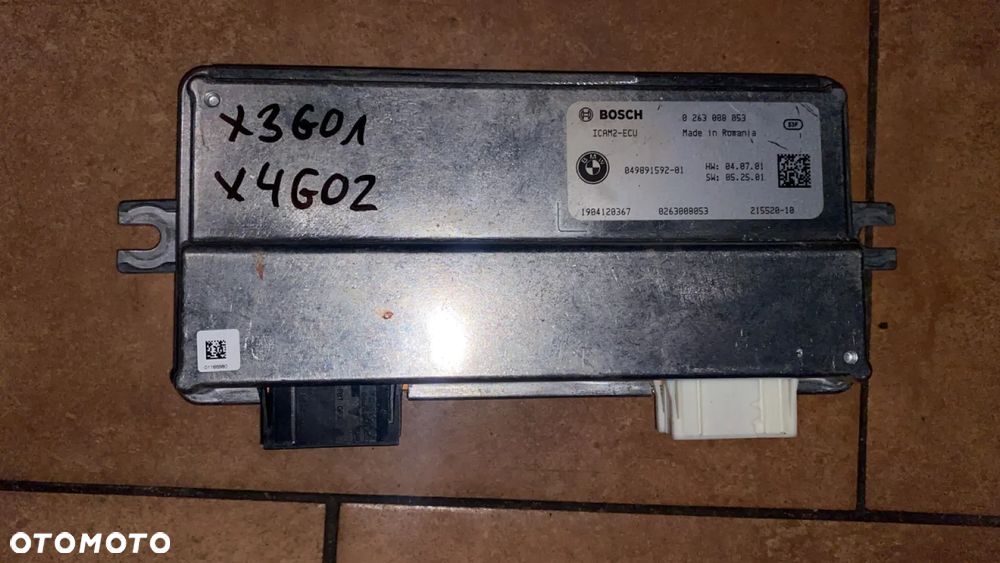 MODUŁ STEROWNIK KAMERY BMW X3 G01 X4 G02 9891592 - 1