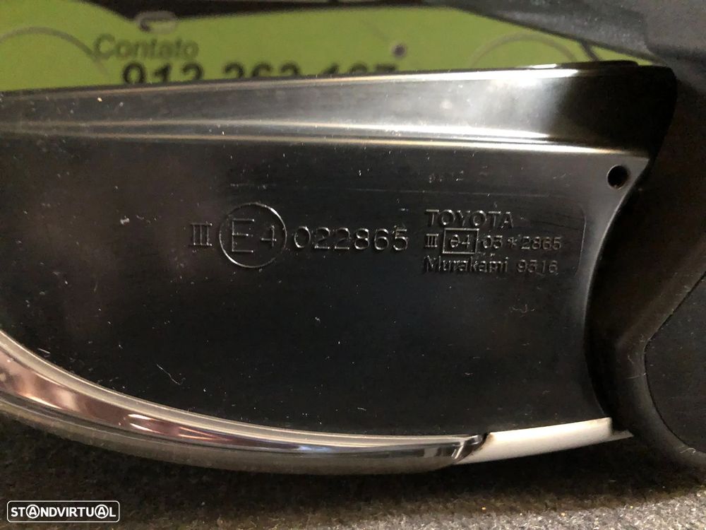 TOYOTA PRIUS ESPELHO RETROVISOR DIREITO ESQUERDO - ER252 ER253 - 9