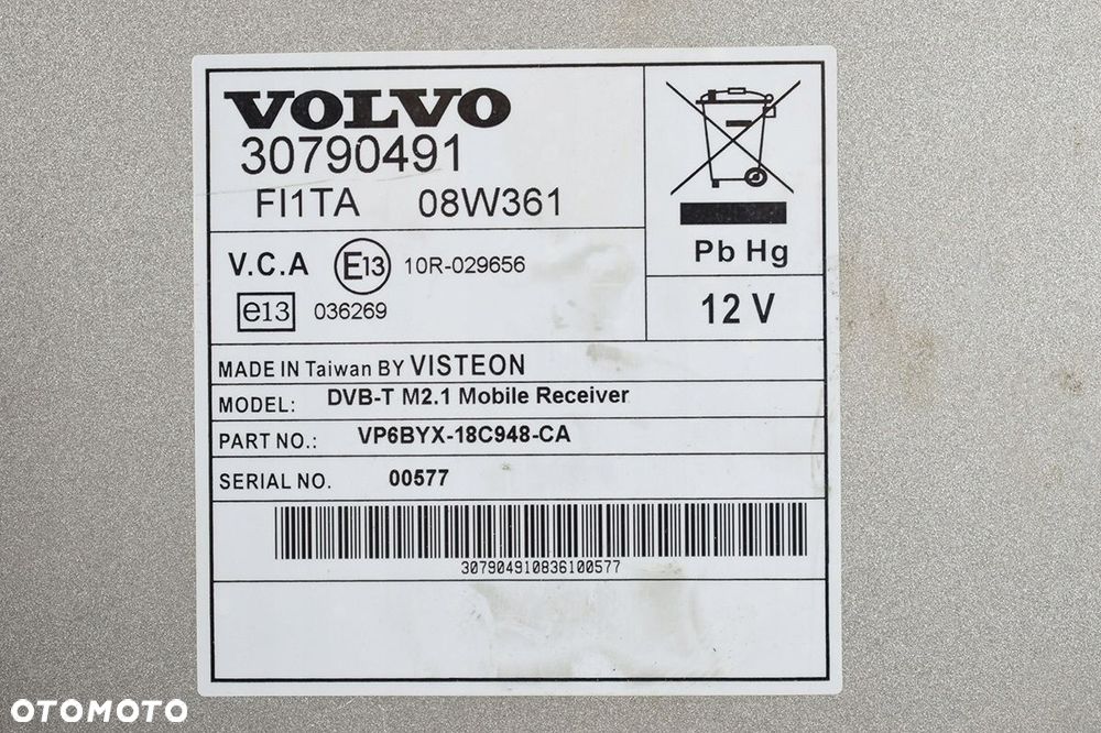 radio jednostka sterująca volvo xc90 i 30790491 - 5