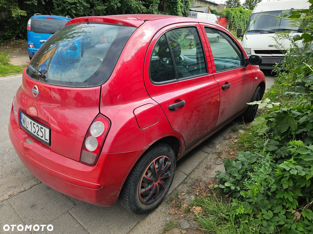 Nissan Micra k12 na części czerwony - 3