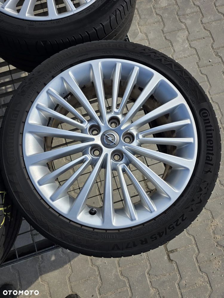 Astra k mokka astra j 5x105 r17 Opony 225/45 r17 2x michelin 21r 2x continental 23r czujniki tpms w komplecie - 7