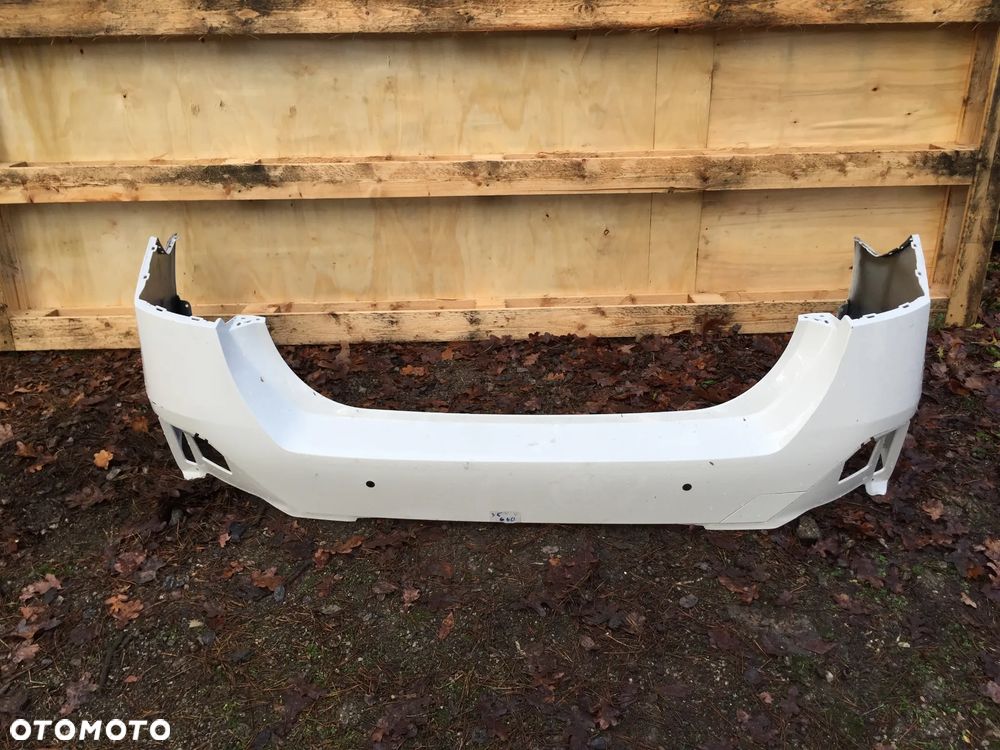 ZDERZAK Tylni- BMW Serii 5 (G60) - M Pakiet - Biały - 51128084713