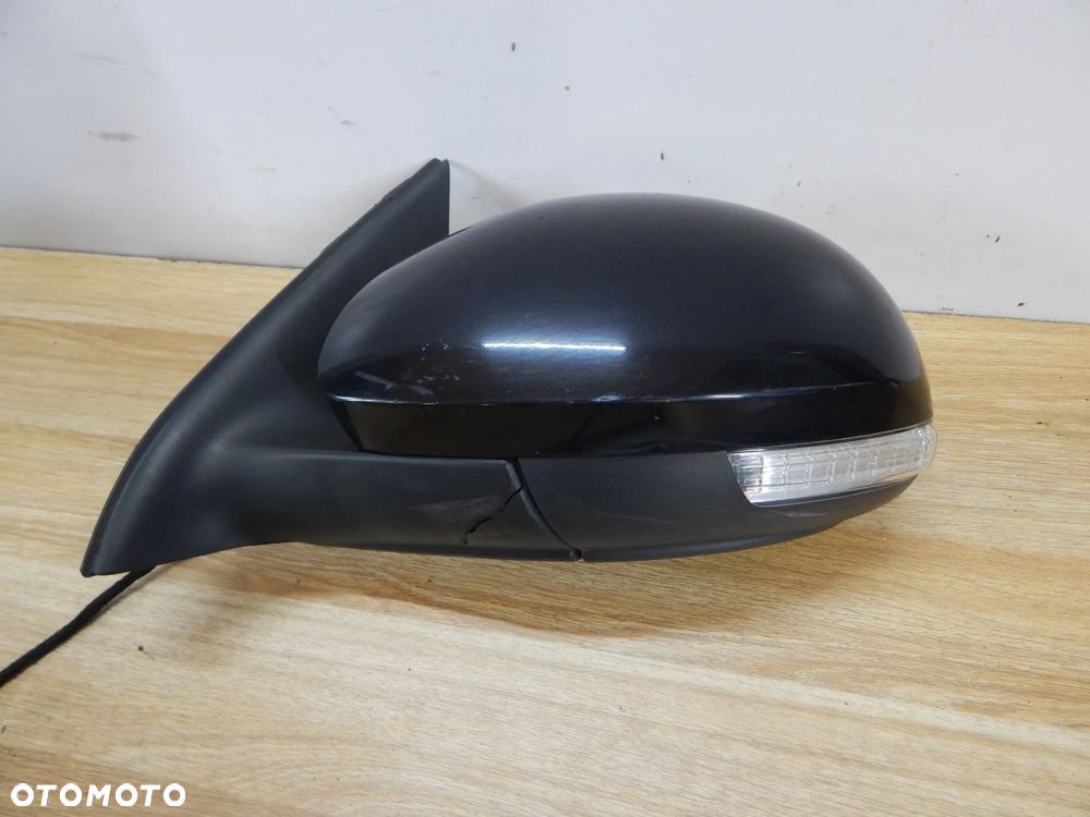 Lusterko zewnętrzne prawy przód VW Tiguan I 5N 07-16 czarne LC9X Łuków części - 5