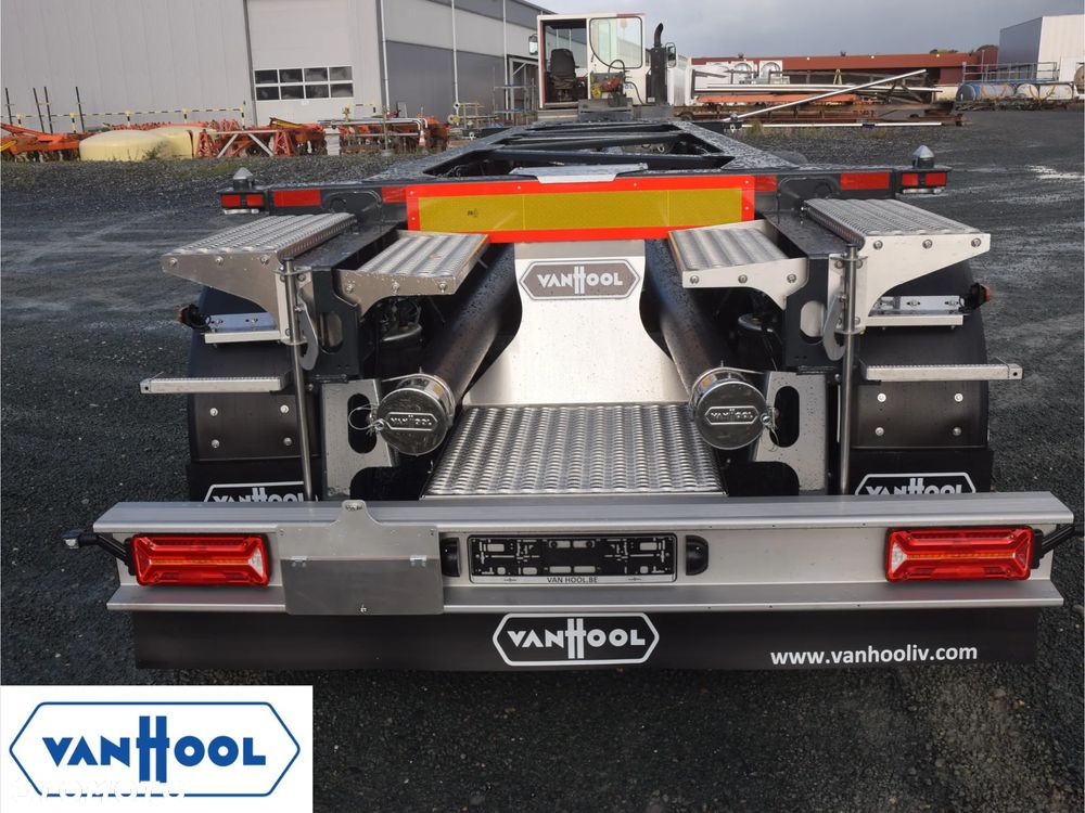 Van Hool nowa naczepa pod tank kontener 20, ADR EX/II EX/III, cena netto 23300 euro - 6