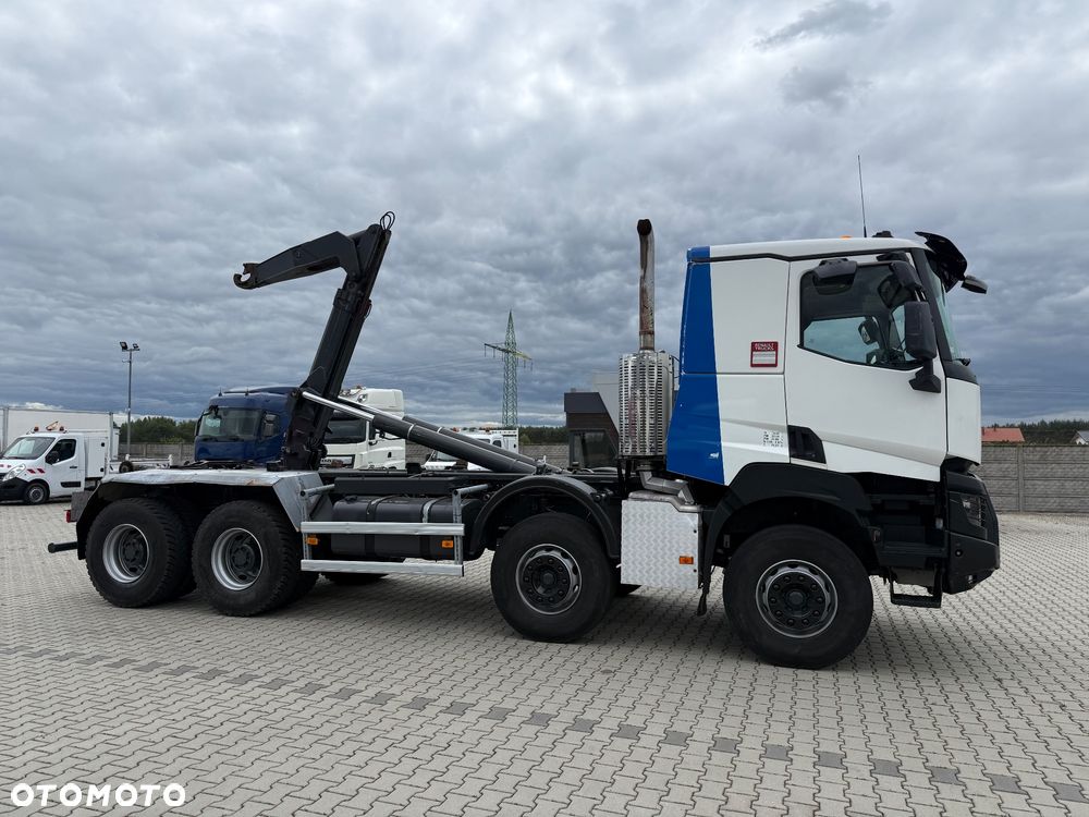 Renault K480 / HAKOWIEC / 8X4 / SYPIALNA KABINA / SILNIK 13L / Z FRANCJI / STAN BDB / / / - 4