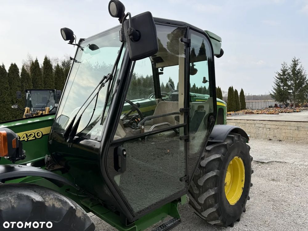 John Deere 3420 / TELESKOPOWA / 7 METRÓW / SZYBKA I MOCNA / BEZ DPF I ADBLUE / SPROWADZONA Z NIEMIEC / ŁADNIE UTRZYMANA / ORYGINAŁ / KLIMA / 33.7 26.6 42.7 38.7 531-70 532-70 735 741 634 3400 - 29