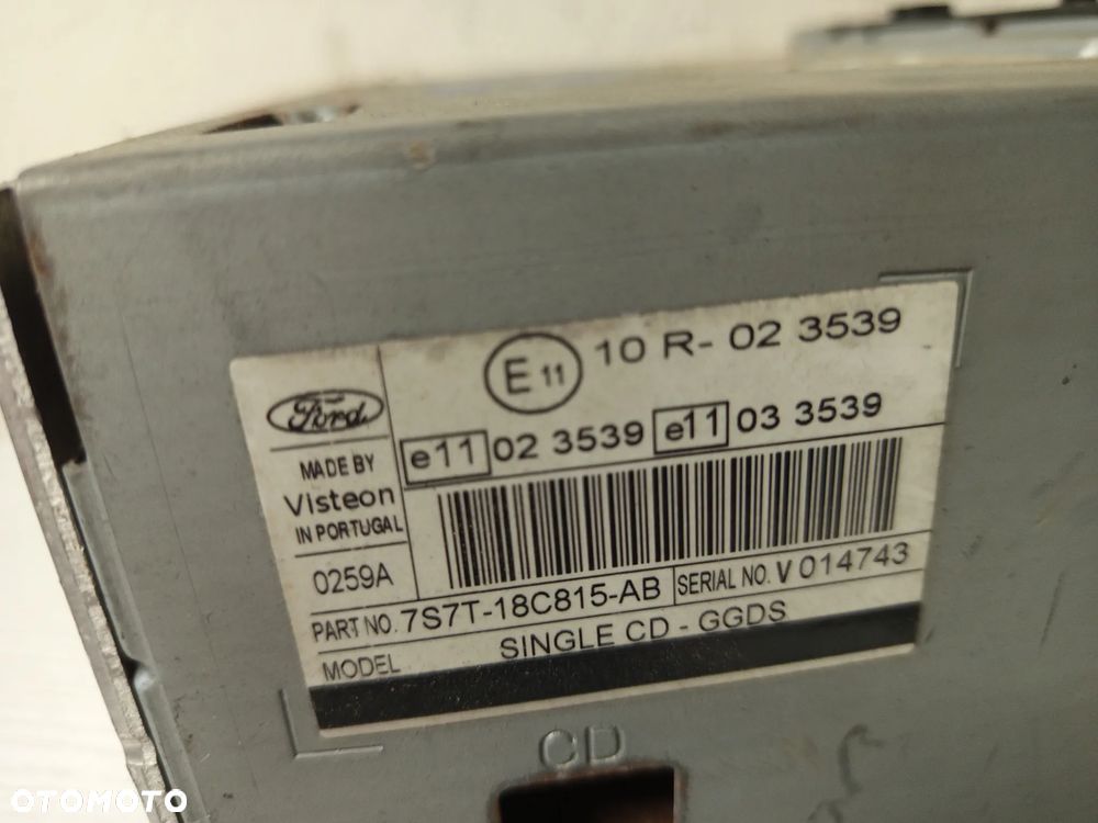 RADIO FORD MONDEO MK4 S-MAX GALAXY 7S7T-18C815-AB - 3