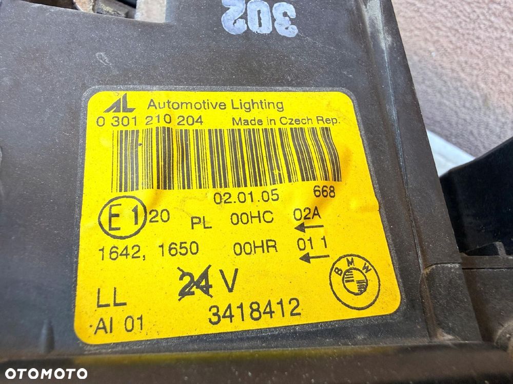Lampa przednia BMW X3 E83 ZWYKŁE KOMPLET EUROPA ORYGINALNE AL - 8