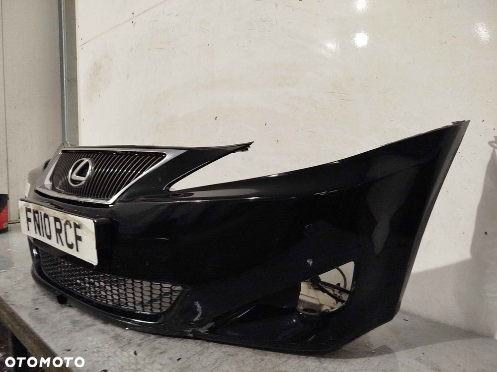 + ZDERZAK PRZÓD PRZEDNI DO LEXUS IS 2 Gen. IS220 IS250 CZARNY PDC CZUJNIKI HALOGENY - 3