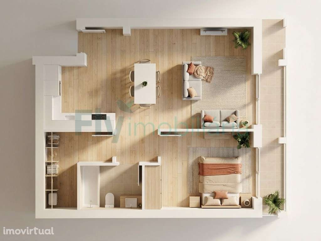 Apartamento T1 junto à Estação de Comboios de Vizela - Excelente Op... - Grande imagem: 3/3