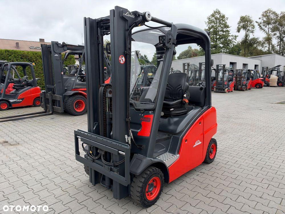 Linde Linde H20 D 2014r triplex  4 sekcje przesuw  półkabina h16 h18 wolny skok  toyot - 2