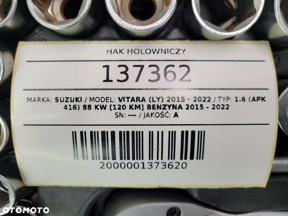HAK HOLOWNICZY SUZUKI VITARA III TRIMOTIVE ALKO 7290154P00 - 14