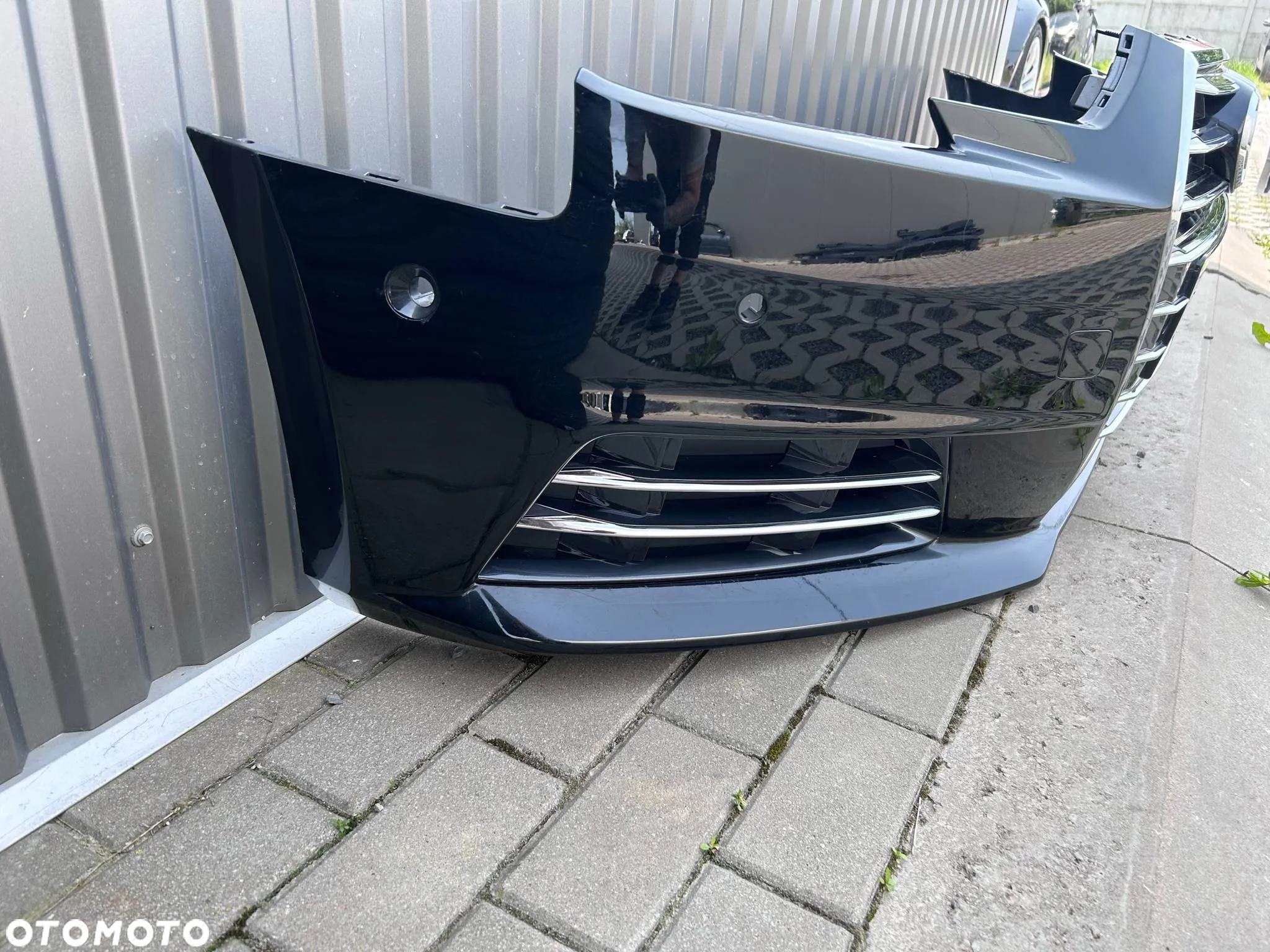 Audi A4 B9 8W Zderzak Przód Przedni kompletny LY9T 15-19r. 6xPDC Ładny - 3