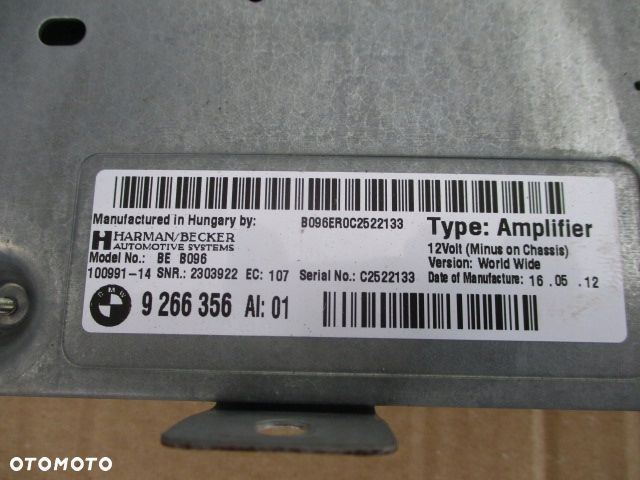 wzmacniacz Hifi bmw f10 f11 Harman/Becker - 2