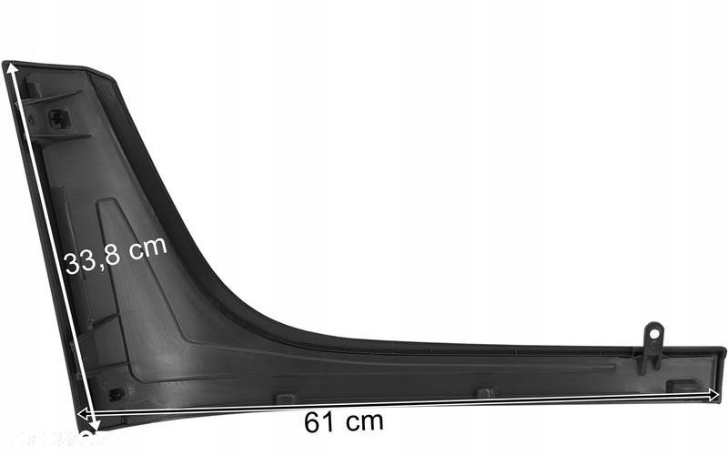 mercedes actros f ramka reflektora dolna lewa 9608805405 - 2