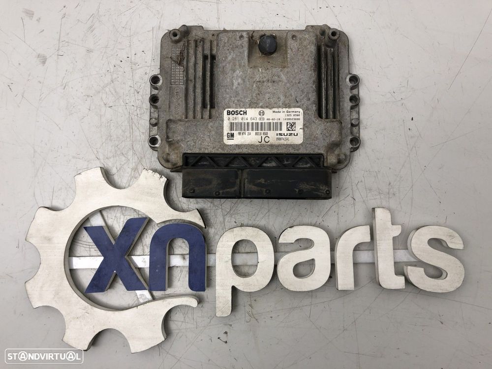 Centralina do motor ECU Usado OPEL ASTRA H 1.7 CDTI (L48) 0281014643 0 281 014 6... - 1