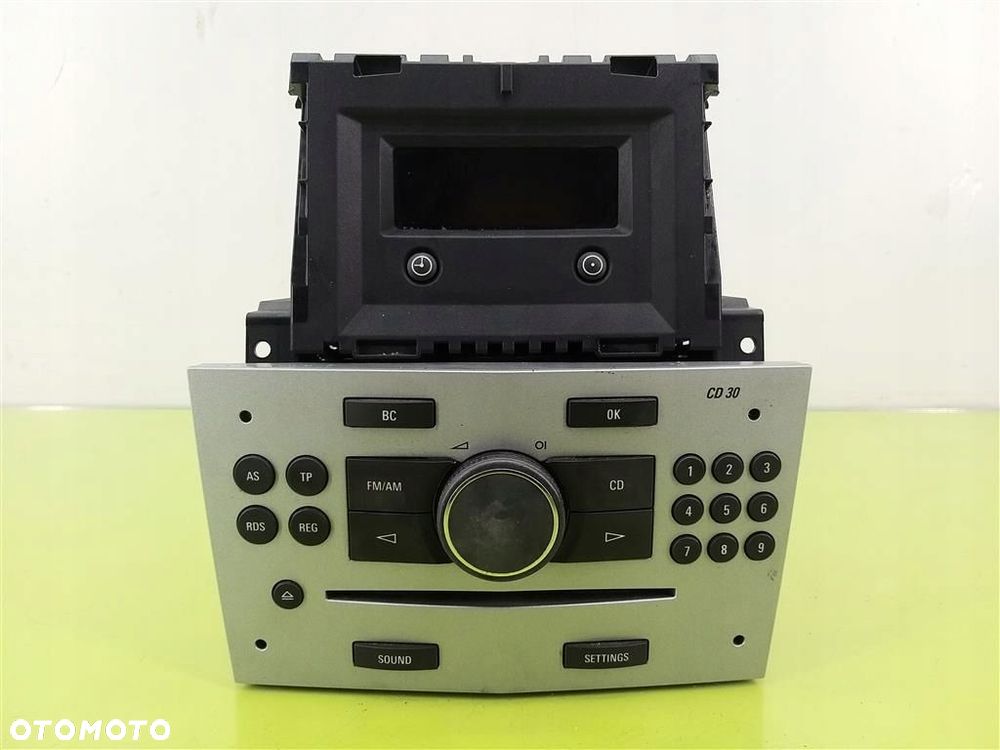Radio+ wyświetlacz CD30 FABRYCZNE kpl Opel Astra III H 2004-2013R 497316088 - 1