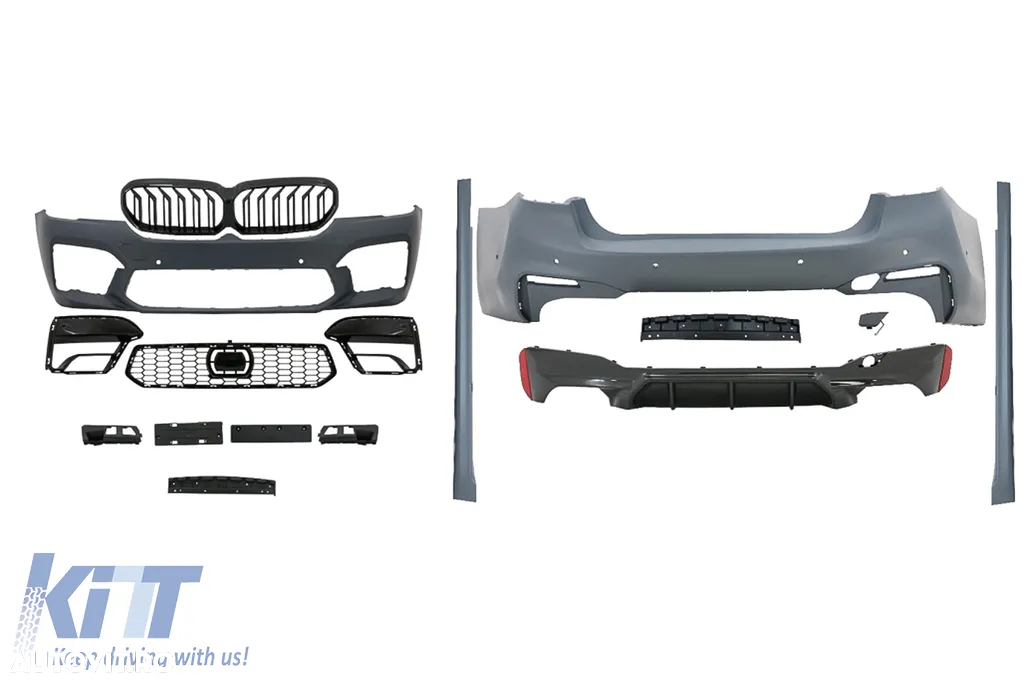 Pachet Exterior Complet BMW Seria 5 G30 (2017-2019) Conversie la G30 M5 LCI 2020 D- livrare gratuita - 11