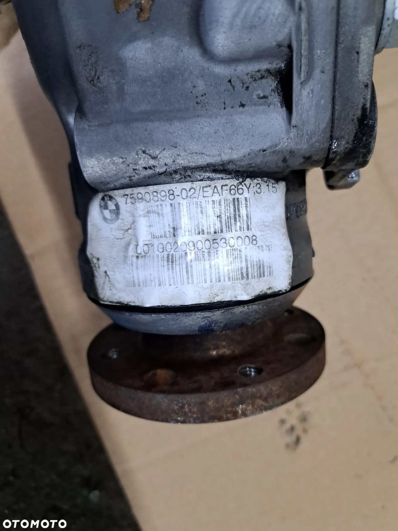 Bmw x5 e70 most przedni 7567345-04 reduktor skrzyni przód 3.15 - 5