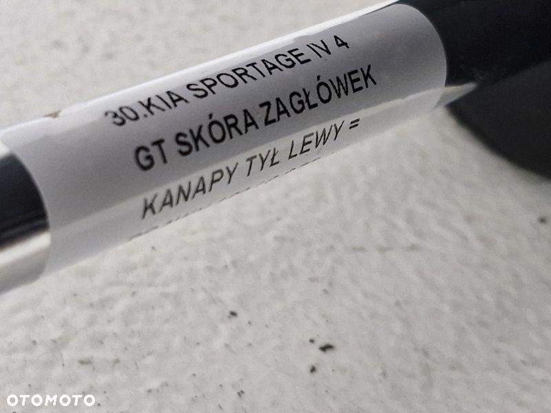 kia sportage 4 iv gt zagłówek kanapy tył tylny skóra lewy = prawy - 7